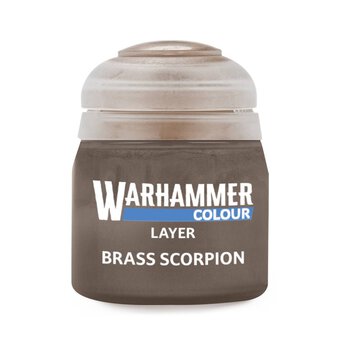 Warhammer Brass Scorpion Layer Paint 12ml