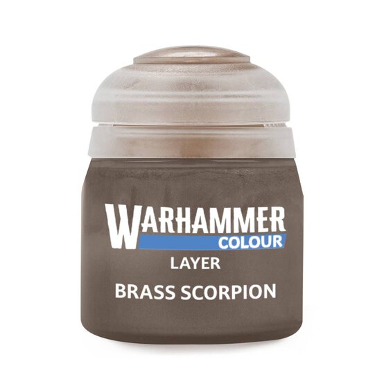 Warhammer Brass Scorpion Layer Paint 12ml image number 1