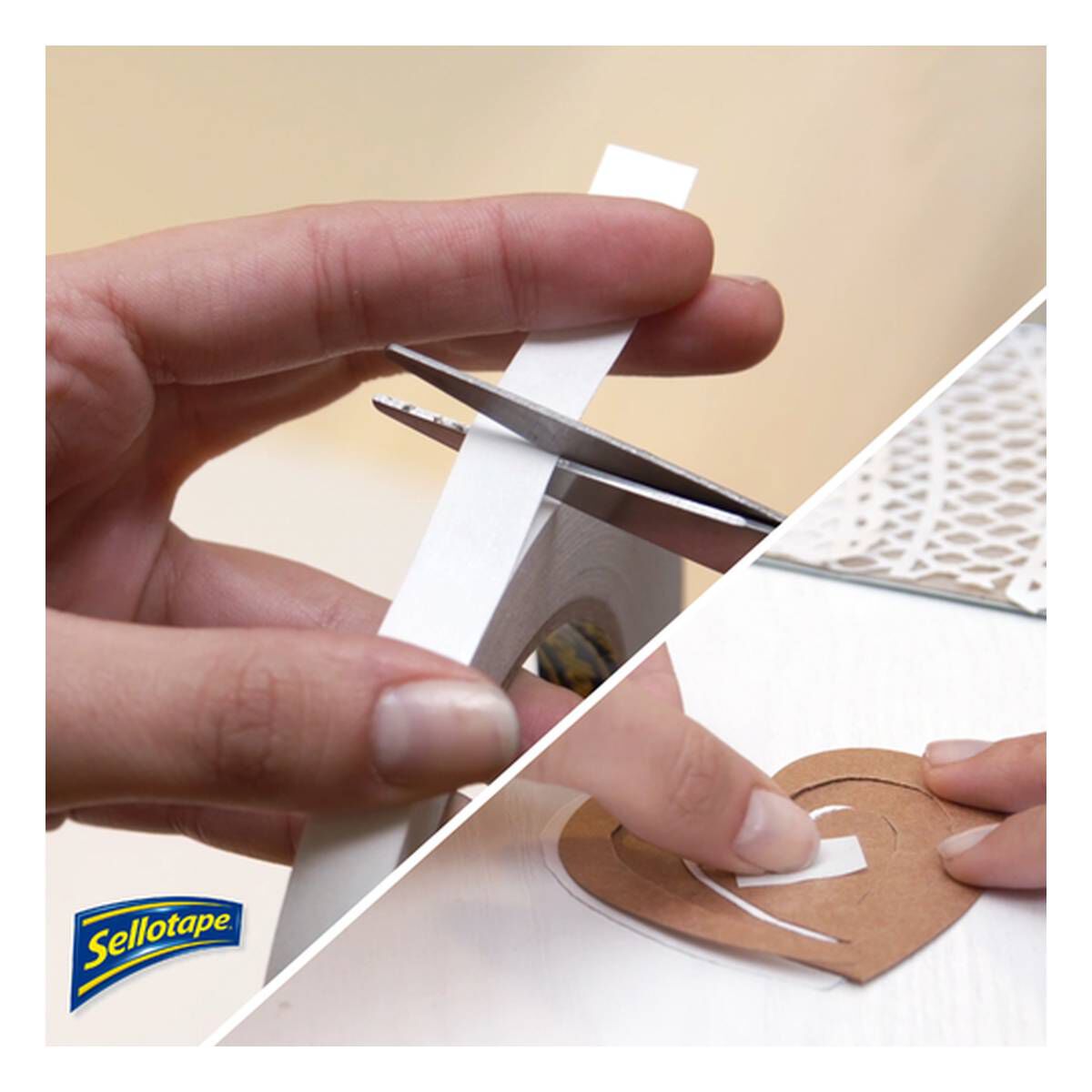 Sellotape DoubleSided Tape 12mm x 33m Hobbycraft