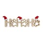 Wooden Paw Ho Ho Ho Decoration 30cm image number 3
