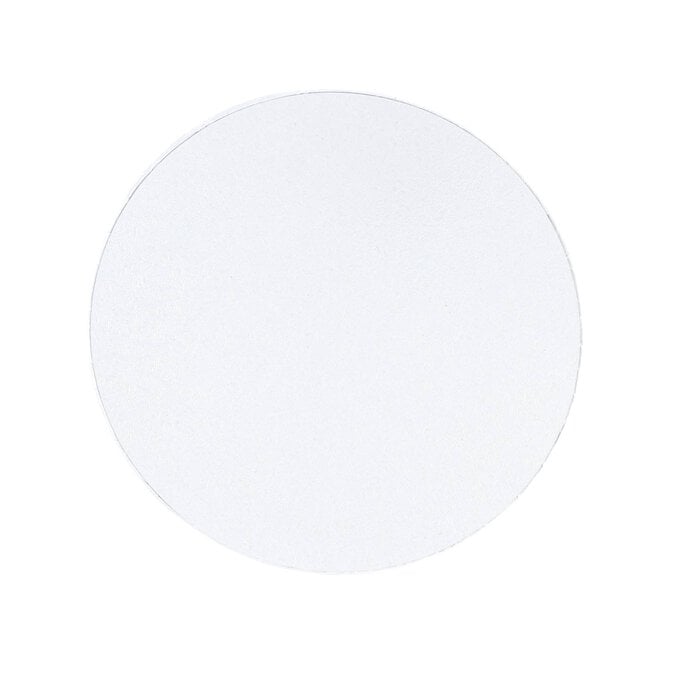 White Round Cake Drum 6 Inches image number 1