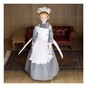 Porcelain Maid in a Grey Dress Doll 16cm image number 2