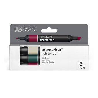 Winsor & Newton Rich Tones Promarkers 3 Pack