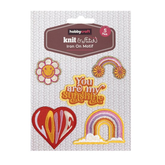 Sunshine Iron-On Patches 5 Pack image number 4
