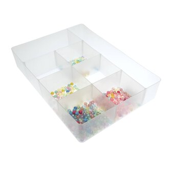 Large Compartment Craft Storage Box 30cm x 21cm x 5cm