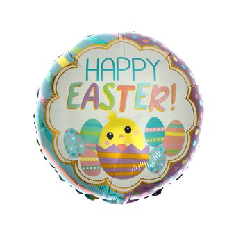 Happy Easter Round Foil Balloon