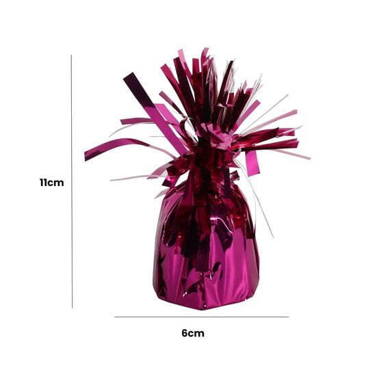 Hot Pink Foil Balloon Weight 170g image number 2