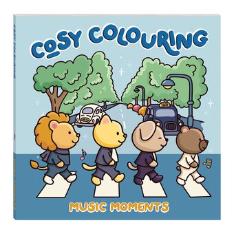 Cosy Colouring Music Festival Colouring Book