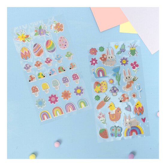 Easter Rainbow Stickers 2 Sheets image number 1
