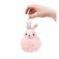 Assorted Living Nature Pompom Bunny Plush Keyring image number 4