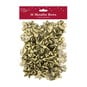 Metallic Gold Bows 16 Pack image number 1