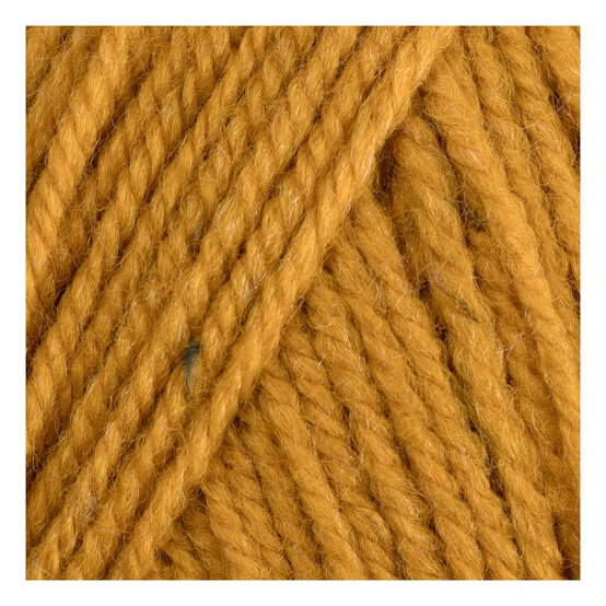 James C Brett Mustard Rustic Aran Tweed 400g image number 2