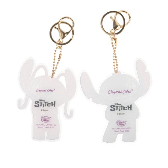 Crystal Art Stitch and Angel Keyring Set image number 4