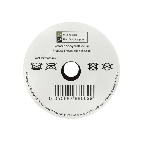 Skeleton Wire Edge Printed Ribbon 63mm x 3m image number 6