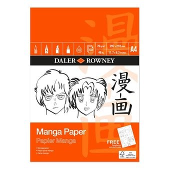 Daler-Rowney Manga Pad A4
