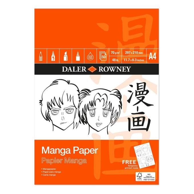 Daler-Rowney Manga Pad A4 image number 1