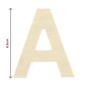 Small Wooden Letter A 6.5cm image number 4