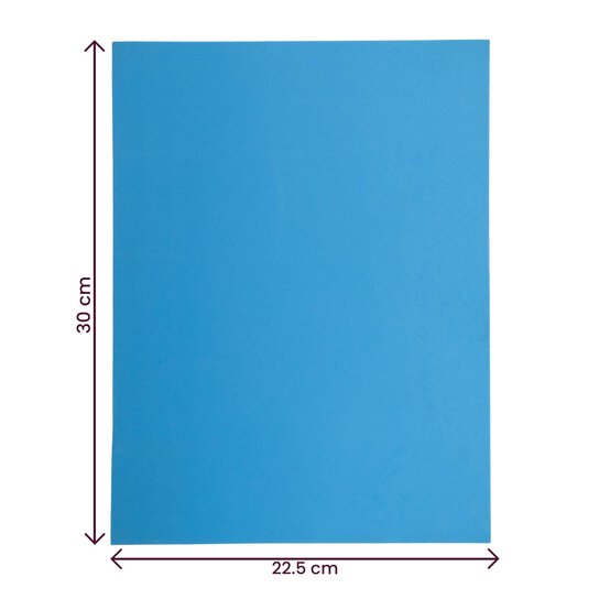 Lavender Blue EVA Foam Sheet 22.5cm x 30cm image number 4