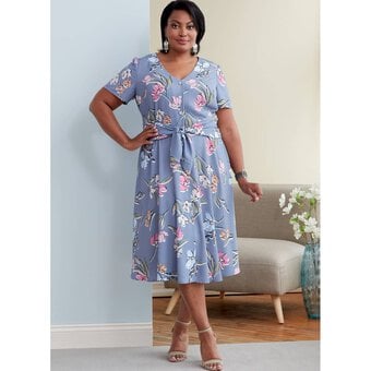 Butterick Women’s Dress Sewing Pattern B6763 (26W-32W) | Hobbycraft