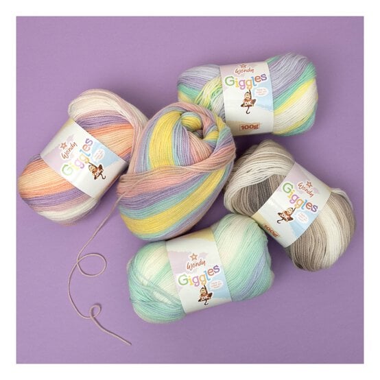 Wendy Mint Coolie Giggles DK Yarn 100g image number 4