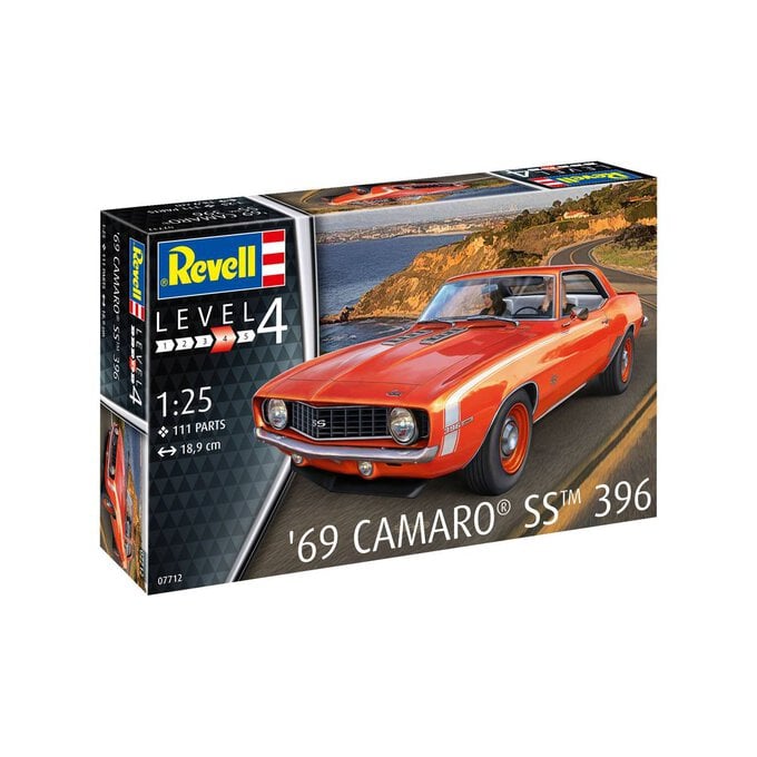 Revell 69 Camaro SS Model Kit 1:25 image number 1