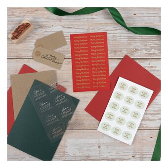 Have a Merry Christmas Foil Stickers