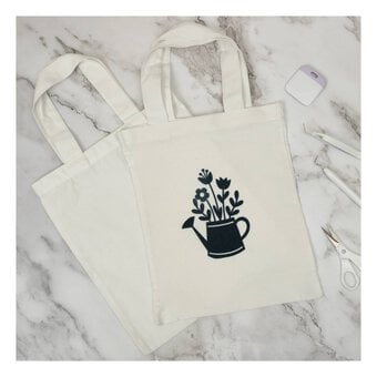 White Canvas Tote Bag 33cm x 38cm