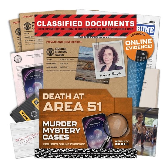 Murder Mystery Cases: Death at Area 51 image number 1
