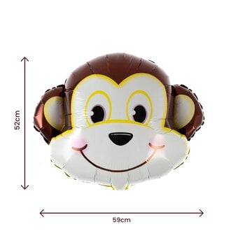 Large Monkey Foil Balloon image number 2