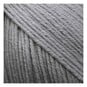 Knitcraft Light Grey Cotton Blend Plain DK Yarn 100g image number 2