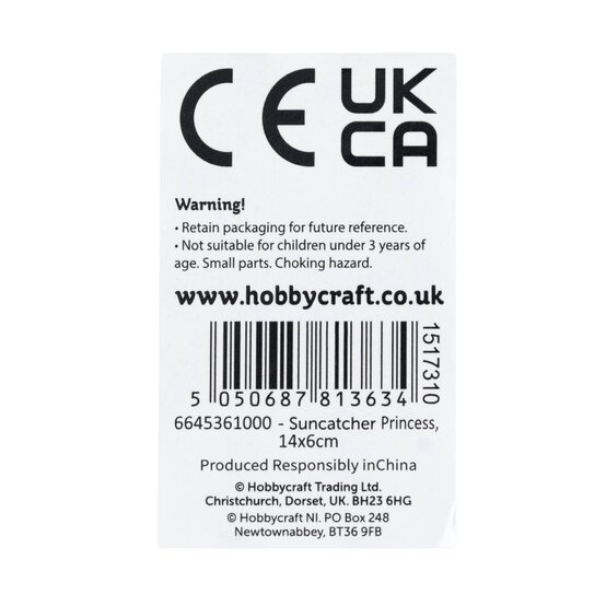 Princess Plastic Suncatcher image number 7