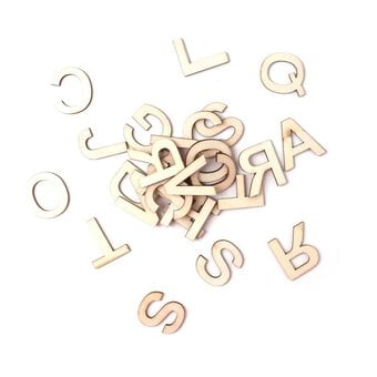 Wooden Letters Pack 136 Pieces