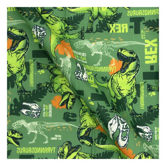 Natural History Museum Dinosaur Fat Quarters 4 Pack