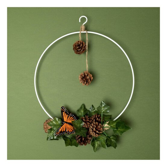 Hanging Metal Ring with Hook 28cm x 32.5cm image number 4