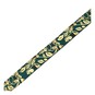 Green and Gold Metallic Leaf Printed Ribbon 10mm x 3m image number 4