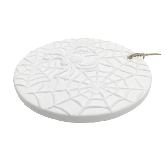 Hanging Ceramic Spider&rsquo;s Web Decoration 9cm image number 3