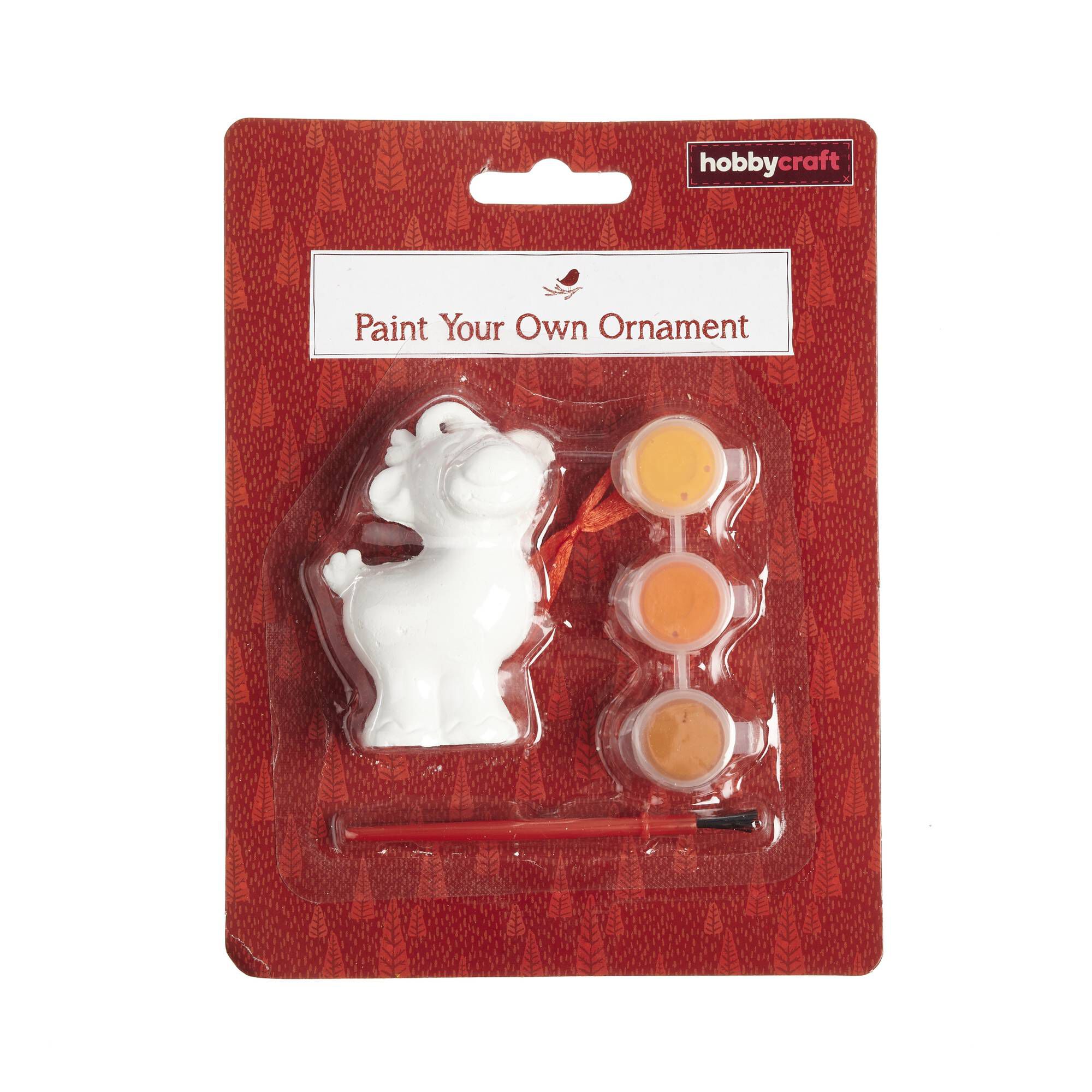 Paint Your Own Reindeer Decoration Hobbycraft