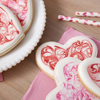 How to Make Swirled Heart Cookies