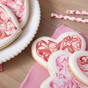 How to Make Swirled Heart Cookies