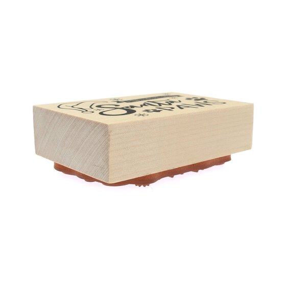 Santa Paws Wooden Stamp 5cm x 7cm image number 4