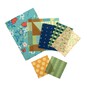 Assorted Print Iron-On Fabric Patches 7 Pack image number 1