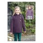 Hayfield Bonus Aran Girls Duffle Coat Pattern 2423 image number 1