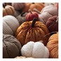 Orange Sparkle Velvet Pumpkin 17cm image number 7