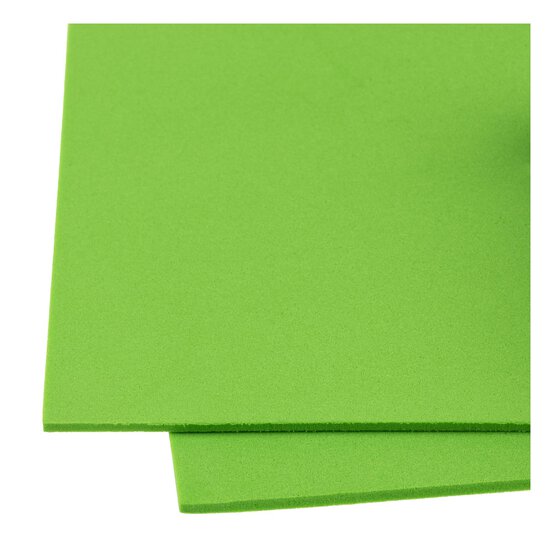 Lime EVA Foam Sheet 22.5cm x 30cm image number 2
