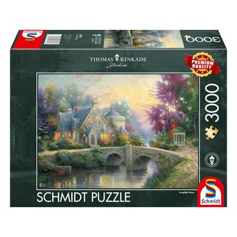 Schmidt Thomas Kinkade Lamplight Manor Jigsaw Puzzle 3000 Pieces