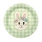 Easter Bunny Gingham Paper Plates 6 Pack  image number 3