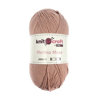 Knitcraft Light Pink Merino Muse DK 100g 