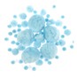 Light Blue Pom Poms 60 Pack image number 1