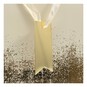 Gold and Cream Distressed Bottle Gift Bag 13cm x 35.5cm image number 3