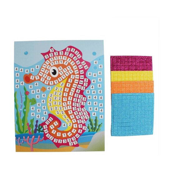 Seahorse Foam Mosaic Art Kit image number 2